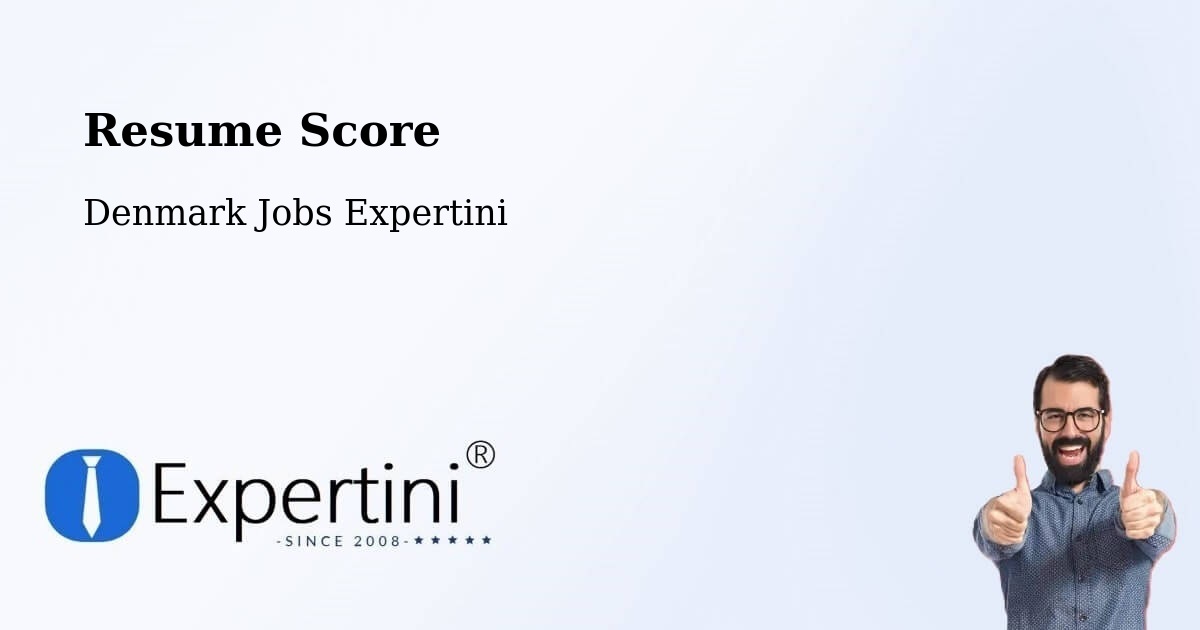 Resume Score - Denmark Jobs Expertini
